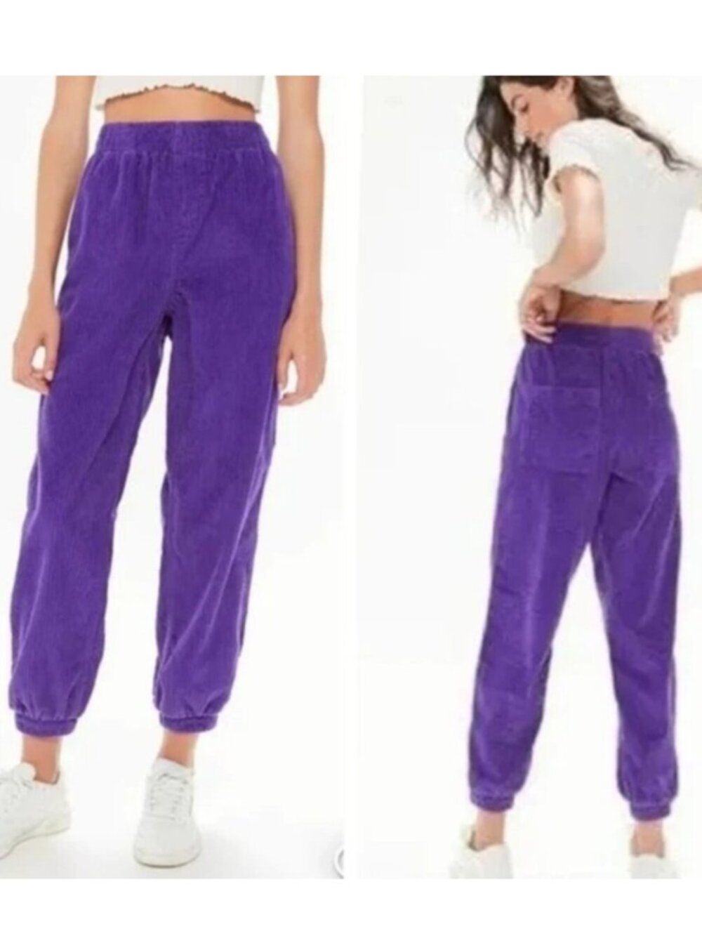 BDG corduroy purple pants